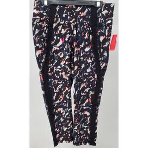 LIVI Womens 14/16 Capri Power Legging With Moisture Wicking Multicolor New